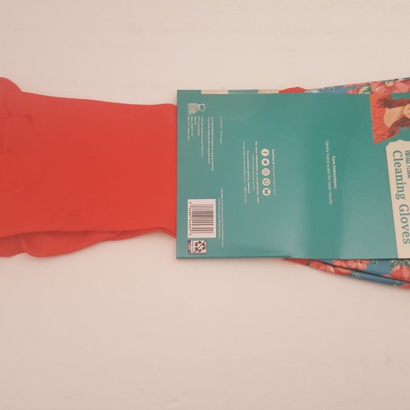 THE PIONEER WOMAN Heavy Duty Latex Cleaning Gloves | 3 Pack | Red / Blue / Pink - Picture 5 of 11